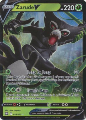 Brilliant Stars 016/172 Zarude V (Half Art)