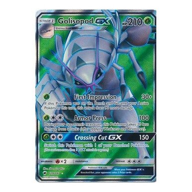 SM Burning Shadows 129/147 Golisopod GX (Full Art)