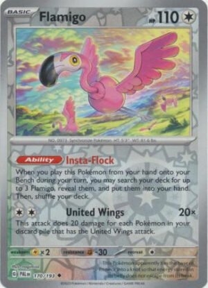 SV Paldea Evolved 170/193 Flamigo (Reverse Holo)