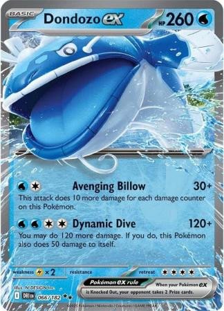 SV Destined Rivals 066/182 Dondozo ex (Half Art)
