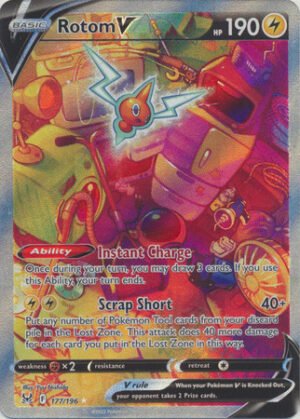 SWSH Lost Origin 177/196 Rotom V (Alternative Art, Full Art)