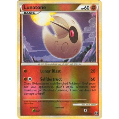 HS Triumphant 25/102 Lunatone (Reverse Holo)