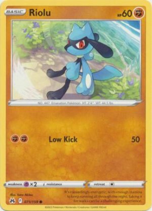 Crown Zenith 071/159 Riolu