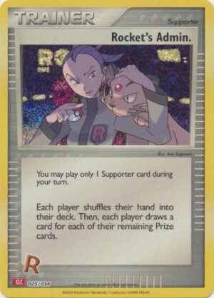TCG Classic Collection: Charizard Deck 025/034 Rocket's Admin (Holo)