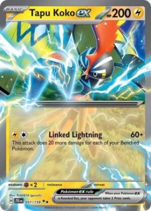 SV Journey Together 051/159 Tapu Koko ex (Half Art)