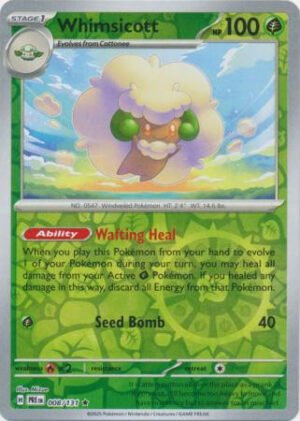 SV Prismatic Evolutions 008/131 Whimsicott (Reverse Holo)