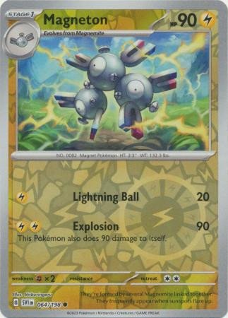 Scarlet & Violet (Base Set) 064/198 Magneton (Reverse Holo)