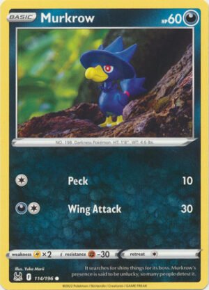 SWSH Lost Origin 114/196 Murkrow