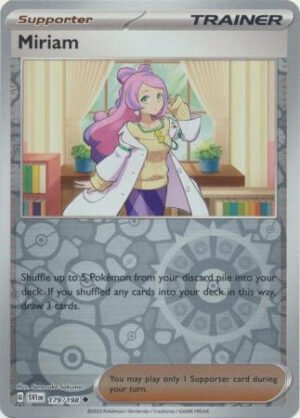 Scarlet & Violet (Base Set) 179/198 Miriam (Reverse Holo)