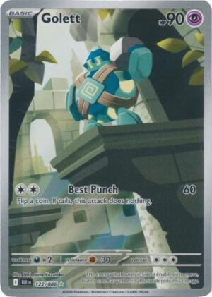 SV Black Bolt 122/086 Golett (Illustration Rare)