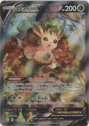Evolving Skies 167/203 Leafeon V (Alternative Art, Full Art)