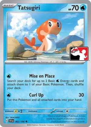 Scarlet & Violet (Base Set) 062/198 Tatsugiri (Prize Pack League Promo Non-Holo)