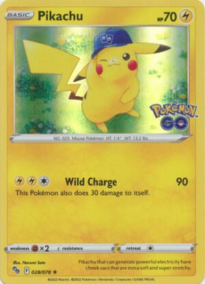 Pokemon GO 028/078 Pikachu (Holo)