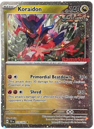 SV Temporal Forces 119/162 Koraidon (Cosmo Holo GameStop Stamp)