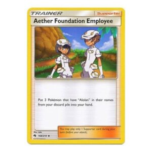 SM Lost Thunder 168/214 Aether Foundation Employee
