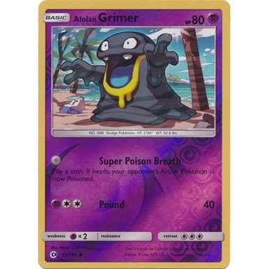 Sun and Moon (Base Set) 57/149 Alolan Grimer (Reverse Holo)