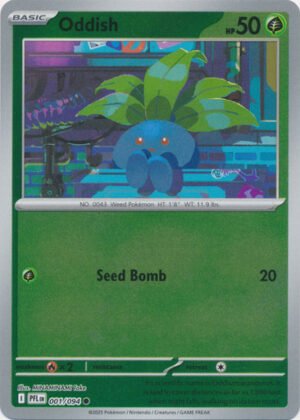 ME Phantasmal Flames 001/094 Oddish (Reverse Holo)