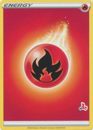 Sword & Shield (Base) EN02 Fire Energy (Cinderace Symbol 38)