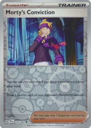 SV Temporal Forces 155/162 Morty's Conviction (Reverse Holo)