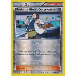 XY Primal Clash 134/160 Professor Birch's Observations (Reverse Holo)