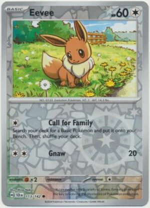 SV Stellar Crown 113/142 Eevee (Reverse Holo)