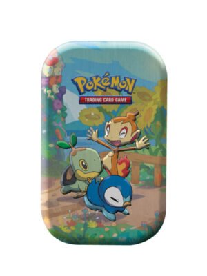 EMPTY Celebrations Mini Tin Gen 4 (Turtwig, Chimchar, Piplup)