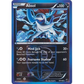 Plasma Freeze 67/116 Absol (Reverse Holo)
