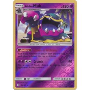 Sun and Moon (Base Set) 58/149 Alolan Muk (Reverse Holo)