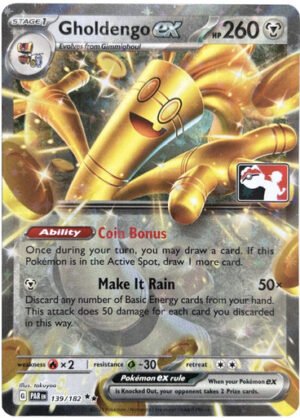 SV Paradox Rift 139/182 Gholdengo ex (Prize Pack League Promo)
