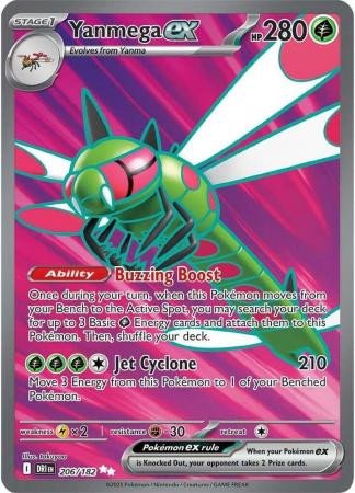 SV Destined Rivals 206/182 Yanmega ex (Full Art)