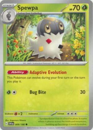 Scarlet & Violet (Base Set) 009/198 Spewpa