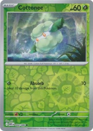 SV White Flare 004/086 Cottonee (Reverse Holo)