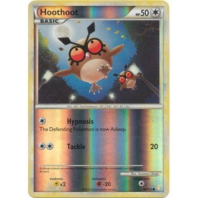 HeartGold & SoulSilver 66/123 Hoothoot (Reverse Holo)