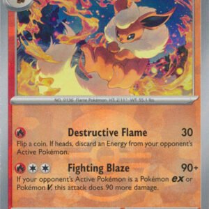 SV Prismatic Evolutions 013/131 Flareon (POKE BALL Pattern Holo)