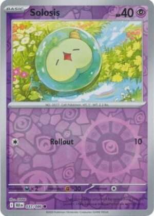 SV Black Bolt 037/086 Solosis (Reverse Holo)