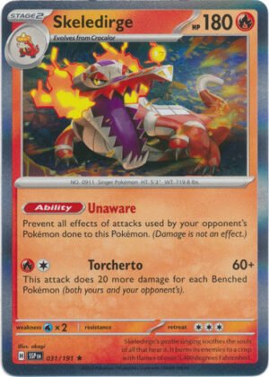 SV Surging Sparks 031/191 Skeledirge (Holo)