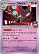 SV Destined Rivals 089/182 Team Rocket’s Orbeetle