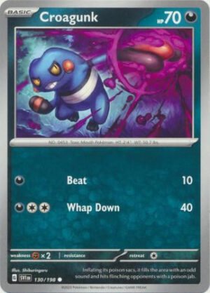 Scarlet & Violet (Base Set) 130/198 Croagunk