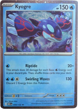 Mega Evolution 034/132 Kyogre (Cosmo Holo)