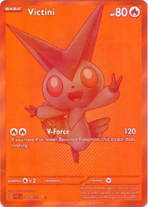 SV White Flare 172/086 Victini ex (Black White Rare)