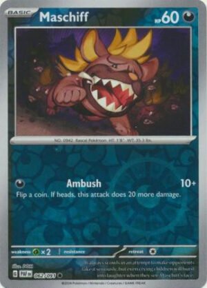 SV Paldean Fates 062/091 Maschiff (Reverse Holo)
