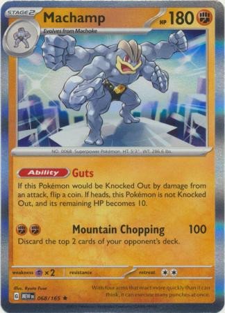 Scarlet & Violet 151 068/165 Machamp (Holo)