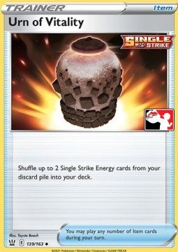 Battle Styles 139/163 Urn of Vitality (Prize Pack League Promo Non-Holo)