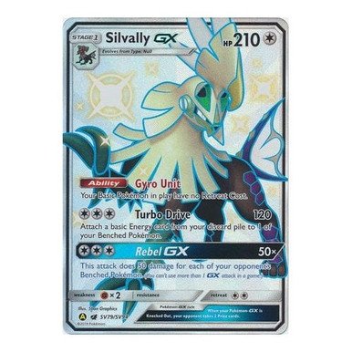 SM Crimson Invasion SV79/SV94 Silvally GX (Hidden Fates Shiny Vault Full Art)