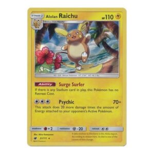 SM Crimson Invasion 031/111 Alolan Raichu (Holo)
