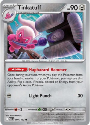 Mega Evolution 097/132 Tinkatuff