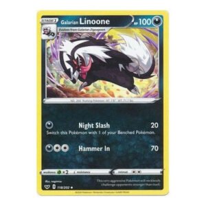 Sword & Shield (Base) 118/202 Galarian Linoone