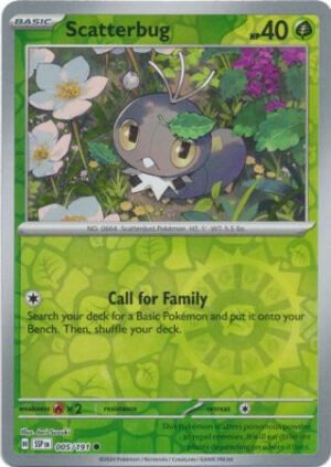 SV Surging Sparks 005/191 Scatterbug (Reverse Holo)