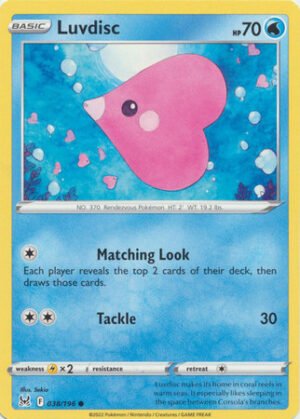 SWSH Lost Origin 038/196 Luvdisc