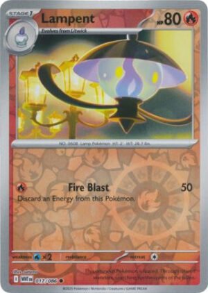 SV White Flare 017/086 Lampent (Reverse Holo)